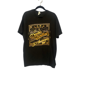 Doobie Brothers 50th Anniversary Tour Live 2022 Black T-Shirt sz xl